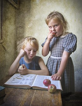 kids studying